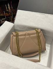 	 Kitlife DOLCE & GABBANA Large Devotion Shoulder Beige Bag - 26*18*8.5cm - 3