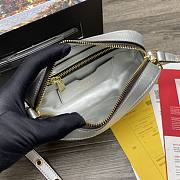 Kitlife Dolce & Gabbana Leather DG Logo Shoulder Silver Bag - 12*19*5.5cm - 5