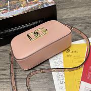 	 Kitlife Dolce & Gabbana Leather DG Logo Shoulder Light Pink Bag - 12*19*5.5cm - 5