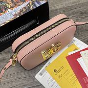 	 Kitlife Dolce & Gabbana Leather DG Logo Shoulder Light Pink Bag - 12*19*5.5cm - 3