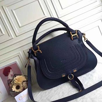 	 Kitlife Chloe Marcie Double Carry Navy Blue Bag - 36/12/28cm