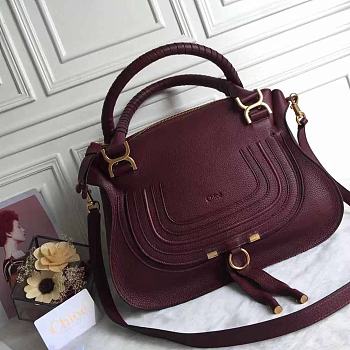 	 Kitlife Chloe Marcie Double Carry Burgundy Bag - 36/12/28cm