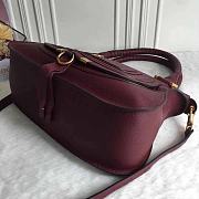 	 Kitlife Chloe Marcie Double Carry Burgundy Bag - 36/12/28cm - 5