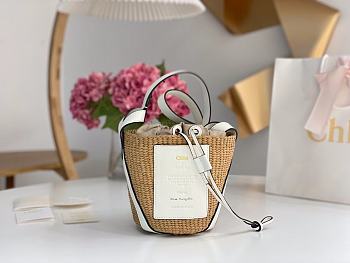 	 Kitlife Chloe small basket white  - 17x16x16cm