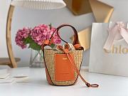 	 Kitlife Chloe small basket orange - 17x16x16cm - 1