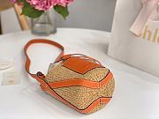 	 Kitlife Chloe small basket orange - 17x16x16cm - 2