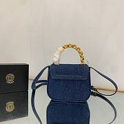 Kitlife Versace La Medusa Mini Denim Bag - 16x12x6cm - 5