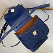 Kitlife Versace La Medusa Mini Denim Bag - 16x12x6cm - 3