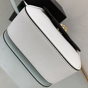 Kitlife Versace La Medusa Mini Black and White Grained Leather Bag - 16x12x6cm - 2