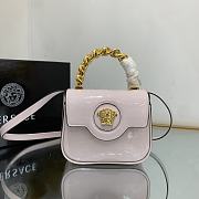 	 Kitlife Versace La Medusa Patent Mini Pink Bag - 16x12x6cm - 1