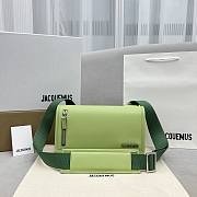 	 Kitlife Jacquemus Le Messageru shoulder bag green - 25.5x8x16cm - 1