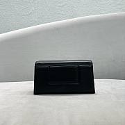 Kitlife Jacquemus Crossbody Black Leather Bag - 23x12x4cm - 5