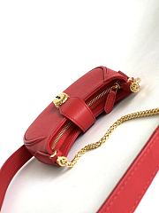 	 Kitlife Bvlgari Serpenti Ellipse Leather Micro Red - 13 X 8 X 3.5cm - 4