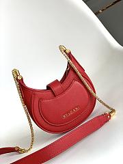 	 Kitlife Bvlgari Serpenti Ellipse Leather Micro Red - 13 X 8 X 3.5cm - 3