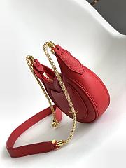 	 Kitlife Bvlgari Serpenti Ellipse Leather Micro Red - 13 X 8 X 3.5cm - 2