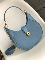 	 Kitlife Bvlgari Serpenti Ellipse Leather Small Blue - 19.5 X 20 X 5cm - 1