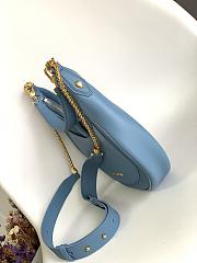 	 Kitlife Bvlgari Serpenti Ellipse Leather Small Blue - 19.5 X 20 X 5cm - 3