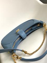 	 Kitlife Bvlgari Serpenti Ellipse Leather Small Blue - 19.5 X 20 X 5cm - 2