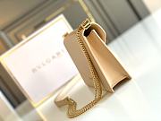 Kitlife Bvlgari Serpenti Chain Link Shoulder Beige Bag - 19*13.5*6cm - 5