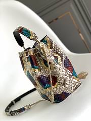 	 Kitlife BVLGARI Python Serpenti Forever Bucket Bag Multicolor - 16*10*19cm - 5