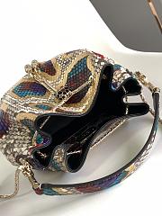 	 Kitlife BVLGARI Python Serpenti Forever Bucket Bag Multicolor - 16*10*19cm - 4