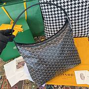 	 Kitlife Goyard Bohème Hobo Black Bag - 27 cm x 15 cm x 42 cm - 4