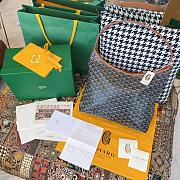 	 Kitlife Goyard Bohème Hobo Brown and Black Bag - 27 cm x 15 cm x 42 cm - 1