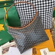 	 Kitlife Goyard Bohème Hobo Brown and Black Bag - 27 cm x 15 cm x 42 cm - 5