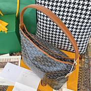 	 Kitlife Goyard Bohème Hobo Brown and Black Bag - 27 cm x 15 cm x 42 cm - 2