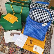 	 Kitlife Goyard Bohème Hobo Blue Bag - 27 cm x 15 cm x 42 cm - 1