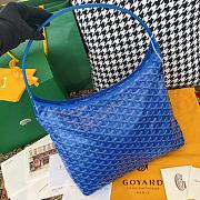 	 Kitlife Goyard Bohème Hobo Blue Bag - 27 cm x 15 cm x 42 cm - 2