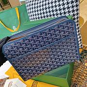 	 Kitlife Goyard Jouvence GM Toiletry Navy Blue Bag - 23 cm x 7.5 cm x 29.5 cm - 4