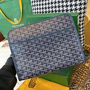 	 Kitlife Goyard Jouvence GM Toiletry Navy Blue Bag - 23 cm x 7.5 cm x 29.5 cm - 2