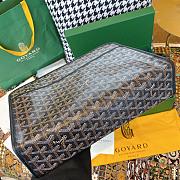 	 Kitlife Goyard Jouvence GM Toiletry Black Bag - 23 cm x 7.5 cm x 29.5 cm - 2