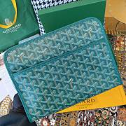 	 Kitlife Goyard Jouvence GM Toiletry Green Bag - 23 cm x 7.5 cm x 29.5 cm - 1