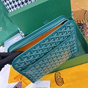 	 Kitlife Goyard Jouvence GM Toiletry Green Bag - 23 cm x 7.5 cm x 29.5 cm - 2