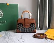 	 Kitlife Goyard Saigon Souple Mini Bag Black and Brown - 15 cm x 7.5 cm x 20 cm - 1