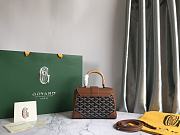 	 Kitlife Goyard Saigon Souple Mini Bag Black and Brown - 15 cm x 7.5 cm x 20 cm - 5