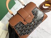 	 Kitlife Goyard Saigon Souple Mini Bag Black and Brown - 15 cm x 7.5 cm x 20 cm - 2