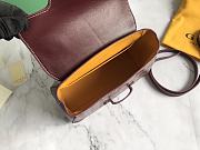 	 Kitlife Goyard Saigon Souple Mini Bag Burgundy - 15 cm x 7.5 cm x 20 cm - 4