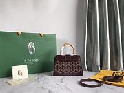 	 Kitlife Goyard Saigon Souple Mini Bag Burgundy - 15 cm x 7.5 cm x 20 cm - 3
