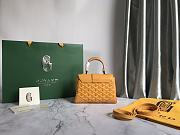 	 Kitlife Goyard Saigon Souple Mini Bag Yellow- 15 cm x 7.5 cm x 20 cm - 5
