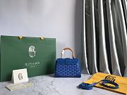 	 Kitlife Goyard Saigon Souple Mini Bag Blue - 15 cm x 7.5 cm x 20 cm - 2