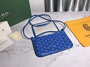 Kitlife Goyard Plumet Pocket Wallet Blue - 14 cm x 2.5 cm x 20.5 cm - 5