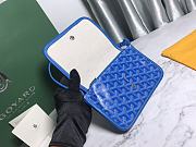 Kitlife Goyard Plumet Pocket Wallet Blue - 14 cm x 2.5 cm x 20.5 cm - 2