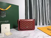 	 Kitlife Goyard Plumet Pocket Wallet Red - 14 cm x 2.5 cm x 20.5 cm - 1