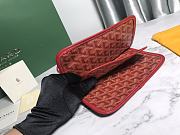 	 Kitlife Goyard Plumet Pocket Wallet Red - 14 cm x 2.5 cm x 20.5 cm - 5