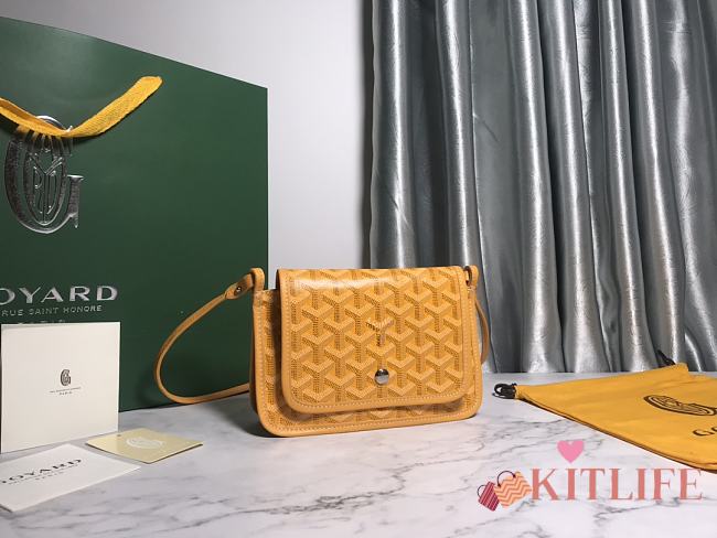 	 Kitlife Goyard Plumet Pocket Wallet Yellow - 14 cm x 2.5 cm x 20.5 cm - 1