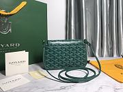 Kitlife Goyard Plumet Pocket Wallet Green - 14 cm x 2.5 cm x 20.5 cm - 5