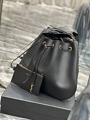 Ktilife YSL Flat Hobo Bag in Black - 697941 - 44×33×2.5cm - 4